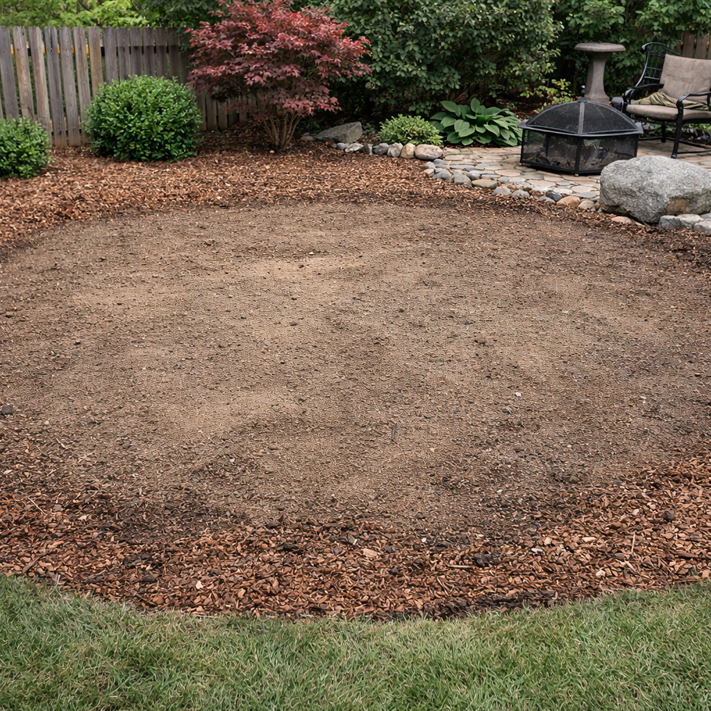 Cleared landscape