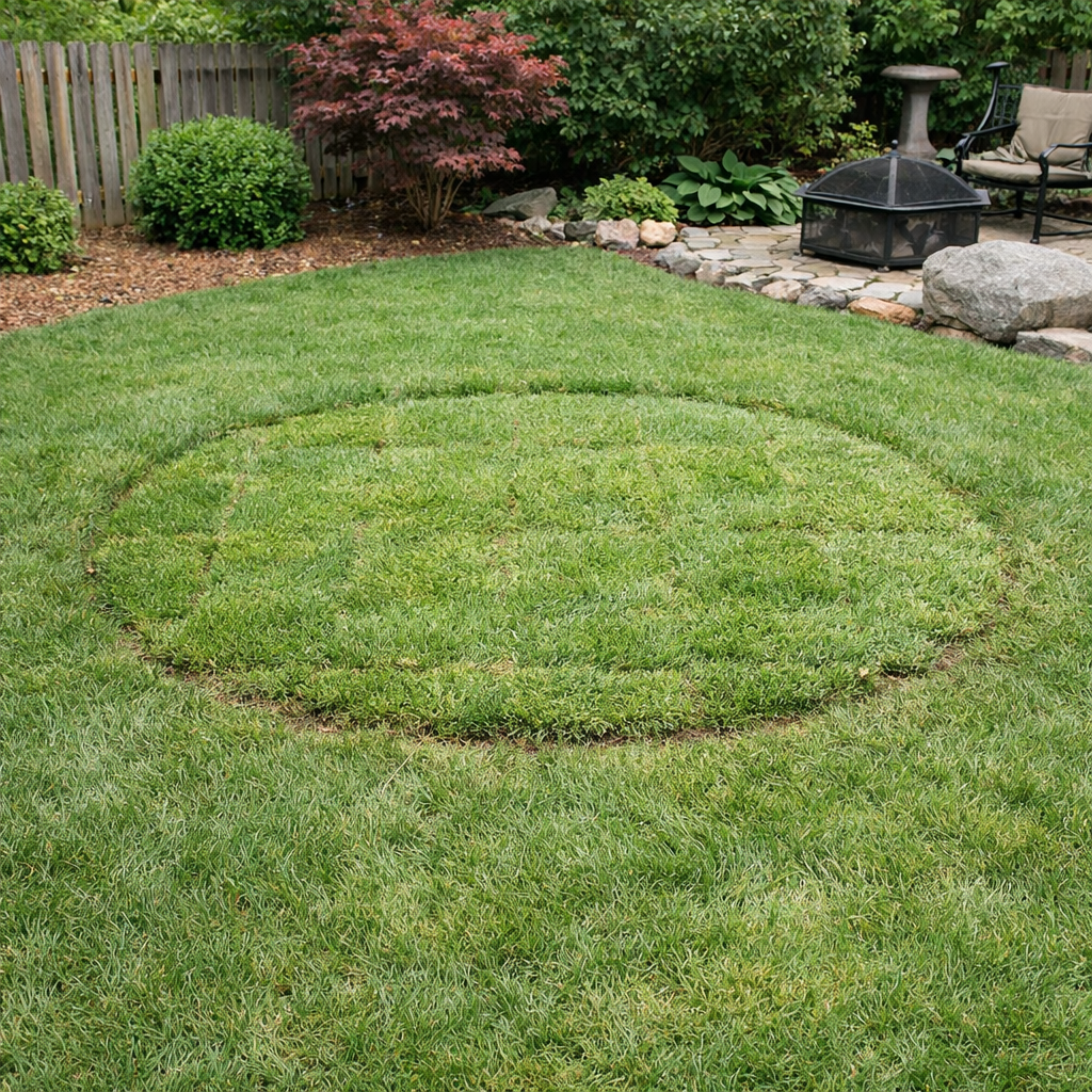 Restored lawn
